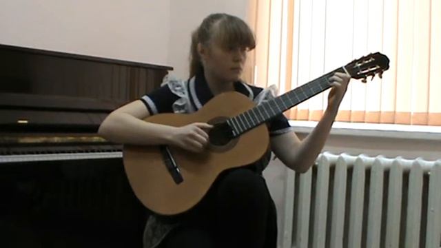 Кочанова Ольга 2 класс, обработка Иванникова, романс Клен ты мой опавший, Карулли, Рондо