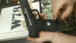 Пистолет пневматический. BORNER W119 (Glock 17), кал. 4,5 мм