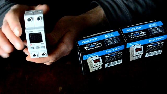 Реле Напруги DigiTop VP-40A M2R Огляд-Тест-Монтаж смотреть онлайн