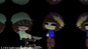 {Hush meme}//Ft: Frisk & Chara//blood warning//Undertale//GachaClub//