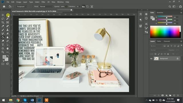 adobe photoshop filling color paint bucket tool смотреть онлайн