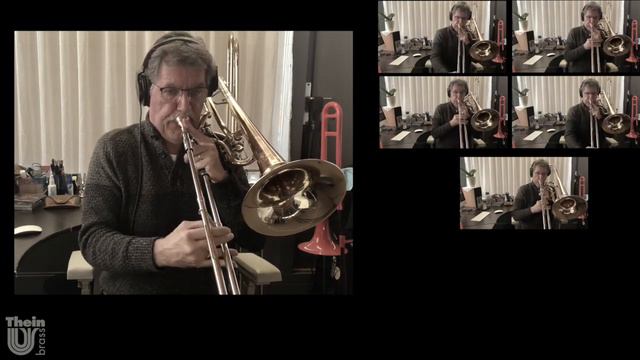 Ben van Dijk bass trombone plays Tomorrow смотреть онлайн