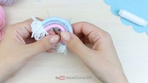 Секрет Легкого Изготовления РАДУГИ из Ниток ?? Amazing Rainbow of yarn - Making Idea ?DIY NataliDom