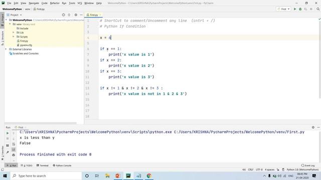 #10 Python IF Loop in Telugu | IF Loop in Python | Python in Telugu| Python  IF Loop | Python IF |