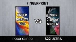 SAMSUNG GALAXY S22 ULTRA VS XIAOMI POCO X3 PRO FULL COMPARISON