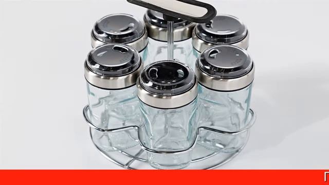 Обзор Набор ёмкостей для специй Petra | HOFF смотреть онлайн