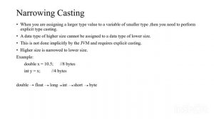 #9. Data Types | Type Casting | Operators in JAVA