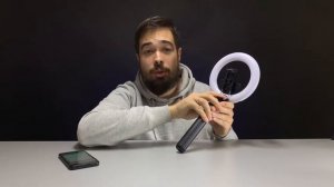 Монопод-штатив Selfie Stick Tripod L07 с  кольцевой светодиодной LED лампой. Обзор и тест