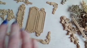 ч3. Мастер Класс.Древесная пульпа.Новые посылки.Декоры из древесной пульпы.Задумки - Планы .Мини МК