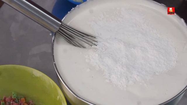 This cake travelled 500 Km long | How to make vanilla sponge cake at home | Tutti frutti cake slice