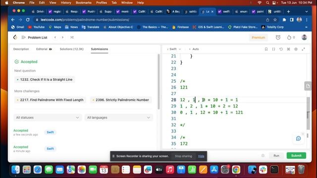 Check Palindrome Number Using Swift | Swift Programming Tutorial смотреть онлайн