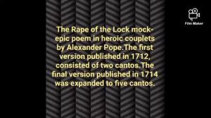 The Rape of the Lock in Bengali।।#The_Rape_of_the_Lock..।।The Rape of the Lock by Alexander Pope।।