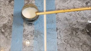 Как защитить межплиточные швы при помощи средства ATLAS DELFIN. Создаём шов, наносим и тестируем.