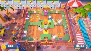 Overcooked! All You Can Eat (Suns Out, Buns Out) 1-4 (2 Players) - 4 STARS