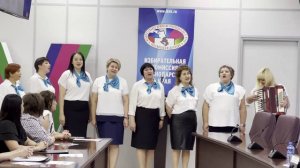 Выступление волонтерской группы "Россиянки из "Росинки"