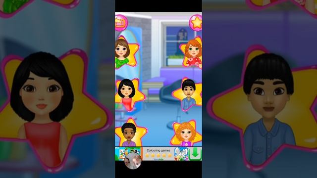 Играем в салон красоты. Делаем прически. Как красить волосы. смотреть онлайн