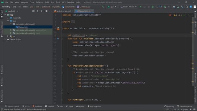 Create Notification Android App In Android Studio 2022. |Kotlin | Code Share