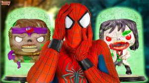 ЗОМБИ МОДОК И ZOMBIE МОРБИУС FUNKO POP! ЧЕЛОВЕК-ПАУК ОБЗОР И РАСПАКОВКА MARVEL SUPER HEROES!