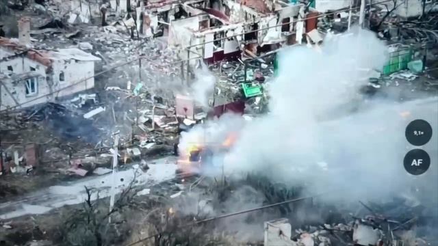 ? Уничтожение украинской БМП-1 на Кураховском направлении с помощью FPV-дрона