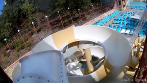 Аквапарк Атлантида. Ялта 2016. Yalta. aquapark. Водные горки. Экстремальные Горки