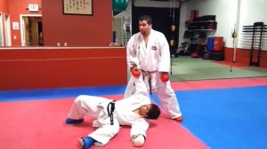 Shotokan Karate Kumite Sparring Technique: Leg Sweep Take Down for Karate / MMA