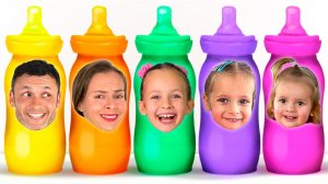 Five colored juices! Best Funny Show Collection