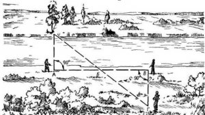 Определение ширины реки