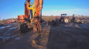 Монтаж гусеничной цепи