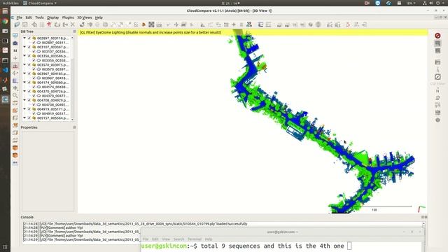 KITTI 360 exploration - semantic point clouds смотреть онлайн
