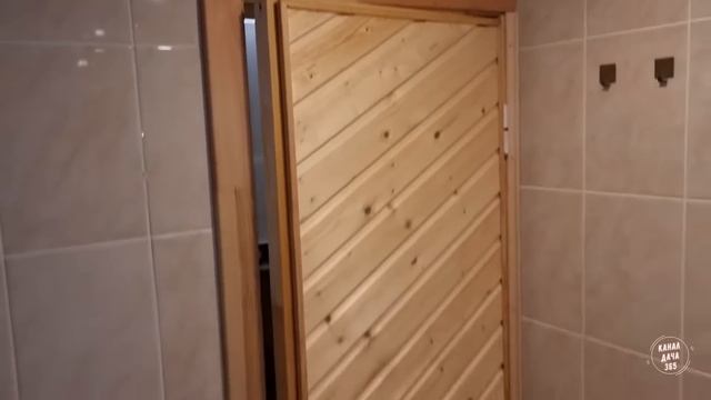 Я построил баню в цоколе дома своими руками