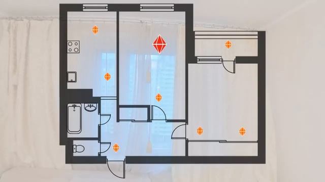 Продажа квартиры в Санкт-Петербурге. 2-к кв, 55 м², Комендантский пр., д. 17к2 смотреть онлайн