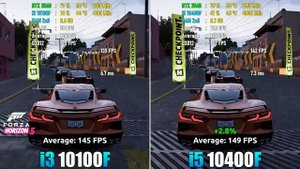 i5 10400F vs i3 10100F Test in 7 Games ( 2022 )