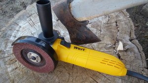 Угловая шлифовальная машинка (болгарка) Wert EAG 0912 | обзор и тест