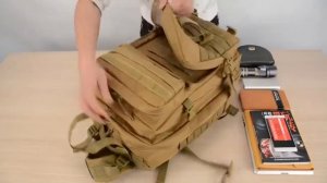 Тактический рюкзак с Алиэкспресс.Объём 50 литров.Мужской рюкзак милитари для путешествий,рыбалки.