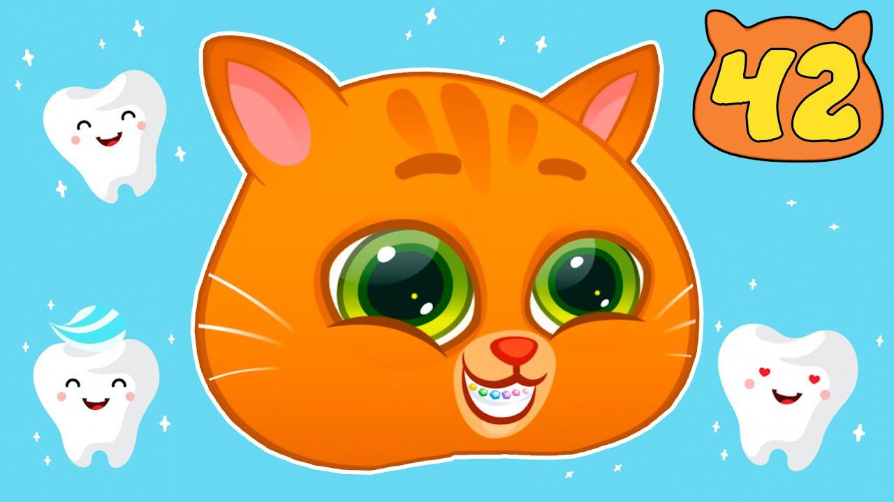 Суровый КОТИК БУБУ №42. Салон красоты. Красивые зубки. Мультик ИГРА про котят на канале Хвостик ТВ смотреть онлайн