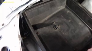 Корпус воздушного фильтра Мерседес Вито, как снять без последствий.