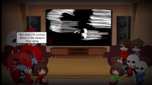 UNDERTALE & UNDERFELL REACT TO VHS VS UNDERPLAYER (REQUEST)
