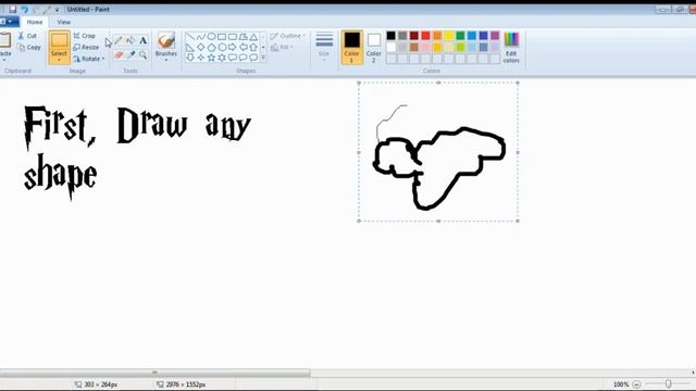 How to make a custom brush in MS PAINT (Free) by Sparkle's world смотреть онлайн