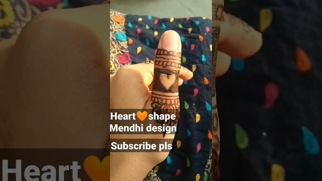 Heart ♥ shape Mendhi design -vlog with Jannat