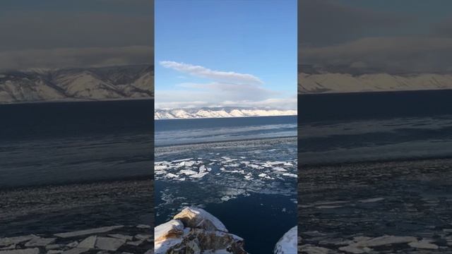 лед на Байкале ещё не встал.  28.12.23