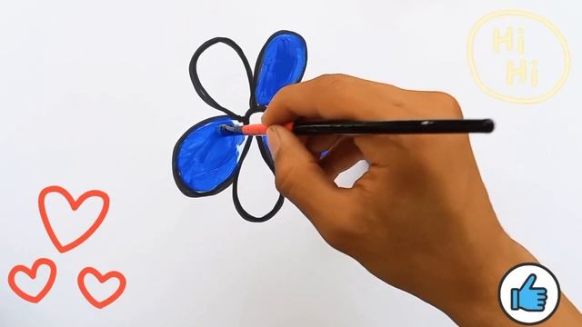 012. Beautiful Daisy Flowers Drawing! सुंदर डेज़ी फूलों का चित्रण! смотреть онлайн