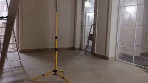 Натяжной потолок. Потолок с полным засветом. Своими руками. Лед элементы и полупрозрачная пленка.