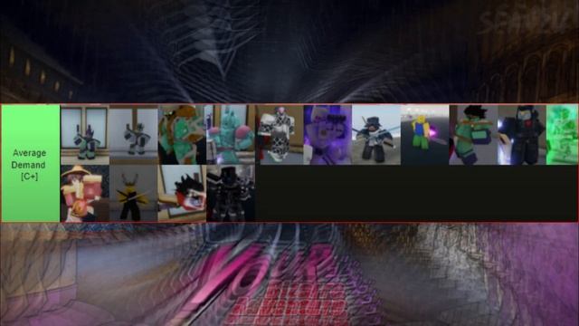 [YBA] NEW Official Demand Skin Tier List [WITHERED MADE] смотреть онлайн