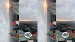 Trip from Ruhnu to Salacgriva 360 3D