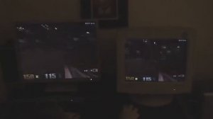 NEC 2080UX TFT vs Samsung 550B CRT Input lag video