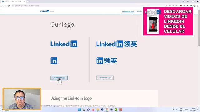 COMO DESCARGAR EL LOGO ORIGINAL OFICIAL DE LINKEDIN смотреть онлайн