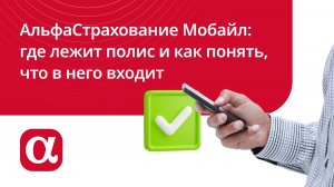 АльфаСтрахование Мобайл: где найти полис, какой у него номер, как понять, что в него входит?