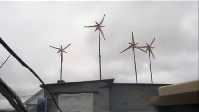 Мини ветрогенераторы из автогенератора