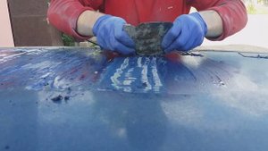 СНЯТИЕ КРАСКИ С ПОМОЩЬЮ СМЫВКИ BODY 700