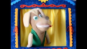 собака с открывающимся ртом